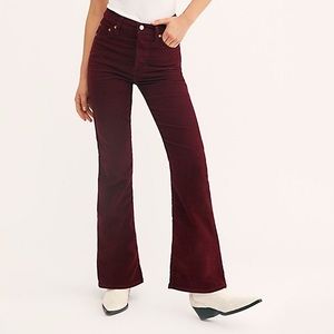 NWT Merlot Red Levi’s Bootcut Corduroy Pants - Size 27
